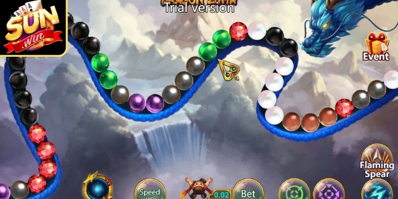 Cách tính điểm thưởng trong Dragon Zuma đơn giản